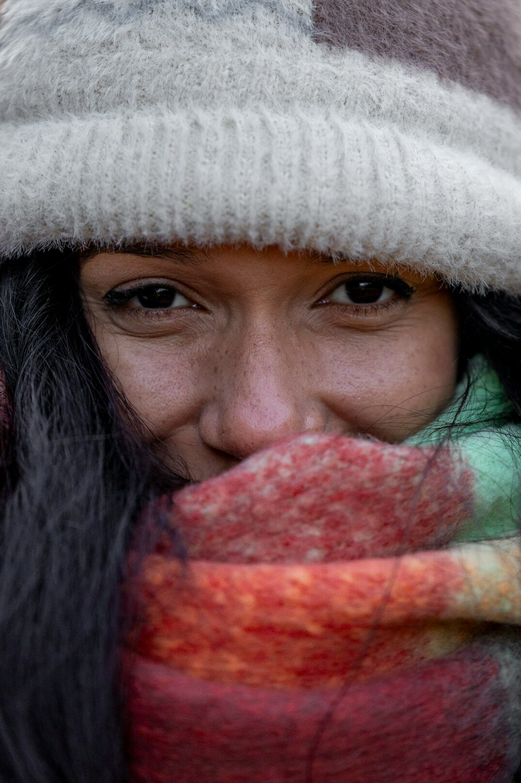 Portrait of a woman with a warm smile
