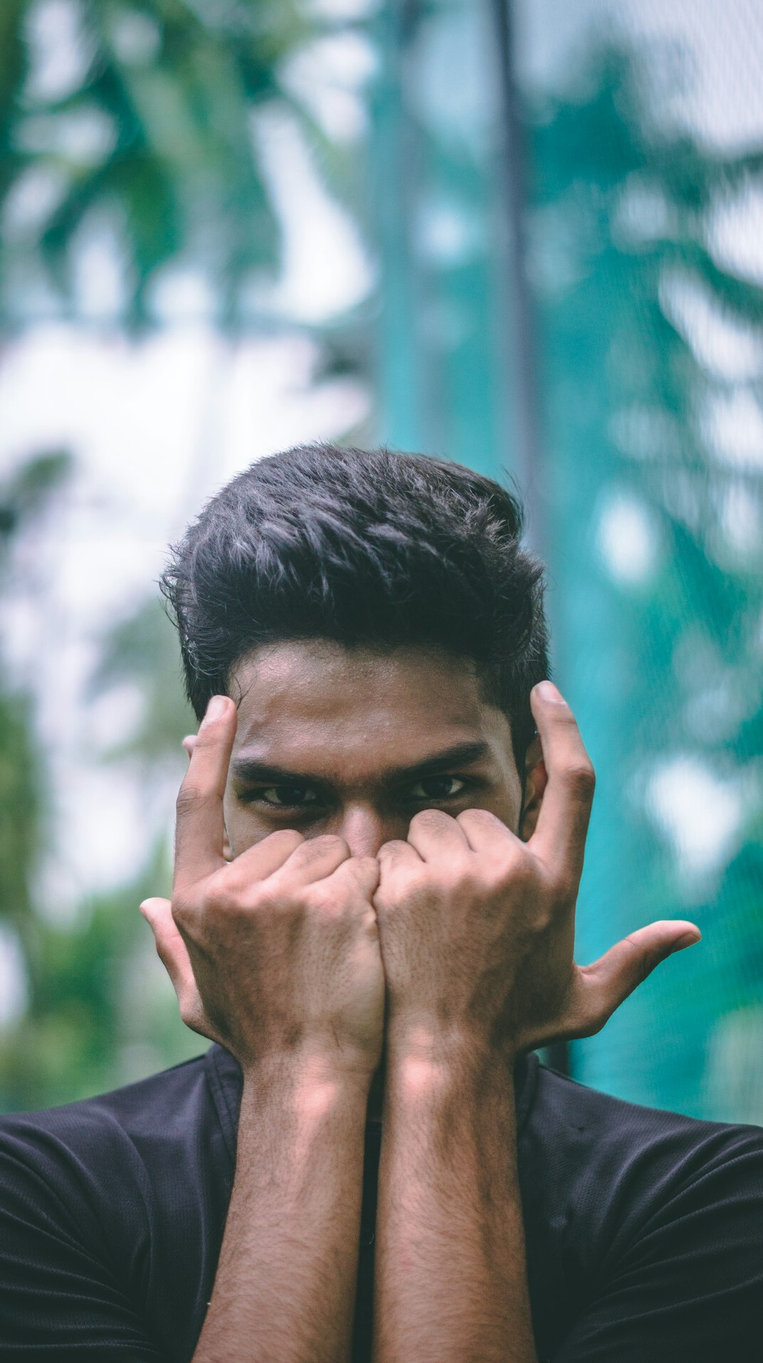 Portrait of a man with a calm expression